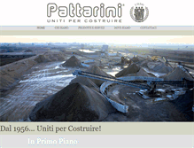 Tablet Screenshot of pattarini.it